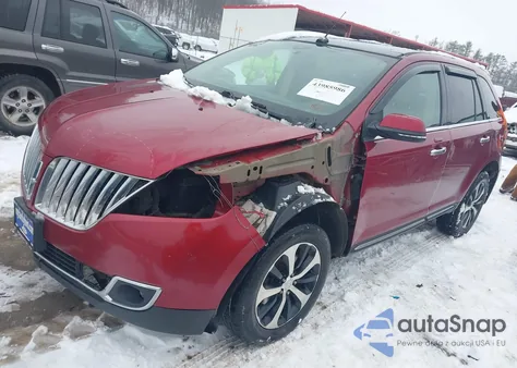 2013 Lincoln Mkx z USA, uszkodzony, nr VIN 2LMDJ8JK6DBL48953